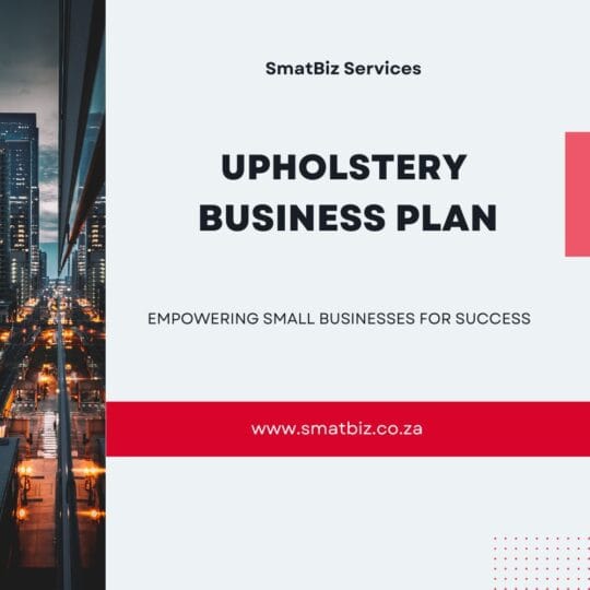 Upholstery Business Plan